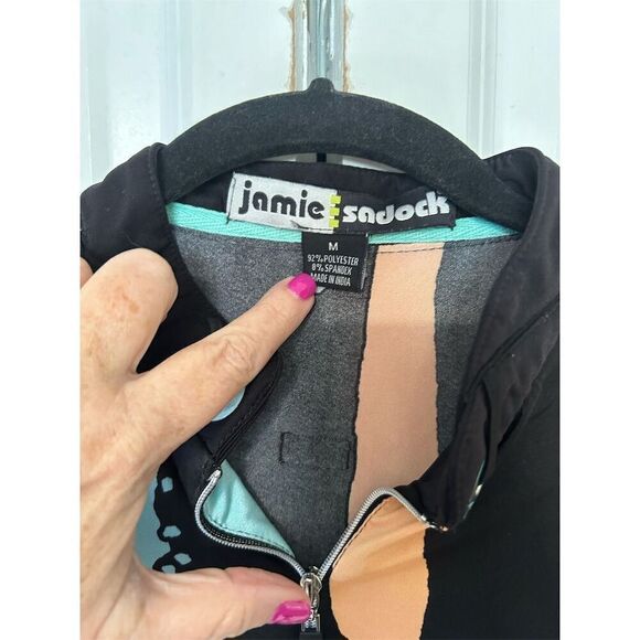 Jamie Sadock Women's M Geometric Print Sleeveless Golf Tank Top - Picture 3 of 9